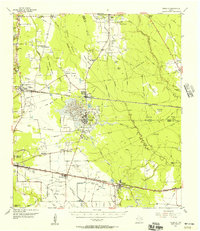 Daisetta 1955 topographic map thumbnail