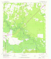 Dalby Springs 1965 topographic map thumbnail