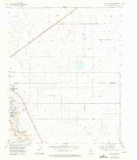 Dalhart East 1973 topographic map thumbnail