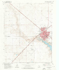 Dalhart West 1973 topographic map thumbnail