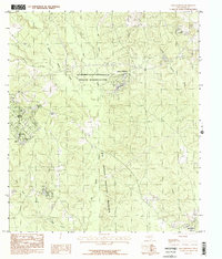 Dallardsville 1984 topographic map thumbnail