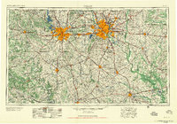 Dallas 1958 topographic map thumbnail
