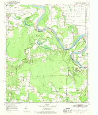 Daniels Chapel 1951 topographic map thumbnail