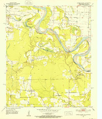 Daniels Chapel 1951 topographic map preview