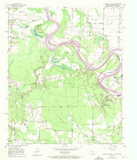 Daniels Chapel 1951 topographic map thumbnail