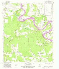 Daniels Chapel 1951 topographic map thumbnail