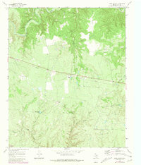 Dark Canyon 1967 topographic map thumbnail