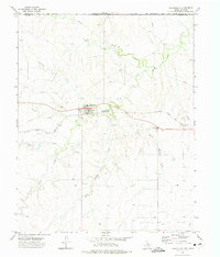Darrouzett 1972 topographic map thumbnail