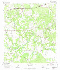 Darst Creek 1964 topographic map thumbnail