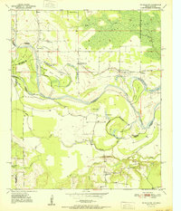 De Kalb NW 1951 topographic map thumbnail