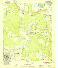 De Kalb 1951 topographic map thumbnail