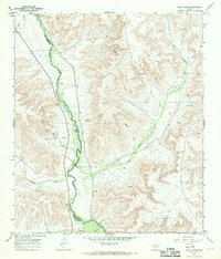 Deer Canyon 1967 topographic map thumbnail
