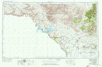 Del Rio 1958 topographic map thumbnail