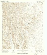 Delaware Ranch 1973 topographic map thumbnail