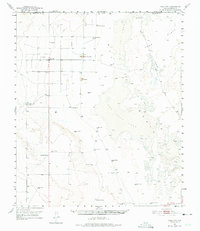 Dell City 1951 topographic map thumbnail