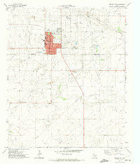 Denver City 1971 topographic map thumbnail