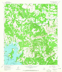 Devils Backbone 1963 topographic map thumbnail