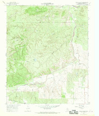 Devils Canyon 1966 topographic map preview