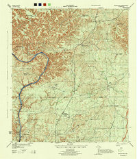Devils Lake 1944 topographic map preview