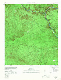 Devils River 1943 topographic map thumbnail