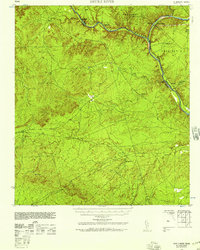 Devils River 1943 topographic map thumbnail