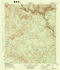 Devils River 1944 topographic map thumbnail