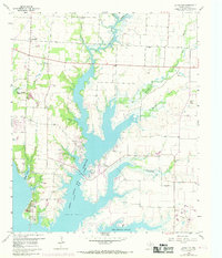 Little Elm 1960 topographic map thumbnail