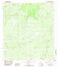 Live Oak Creek 1982 topographic map thumbnail