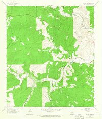Live Oak Draw 1963 topographic map thumbnail
