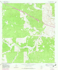Live Oak Draw 1963 topographic map thumbnail