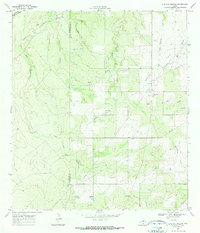 Live Oak Hollow 1969 topographic map thumbnail