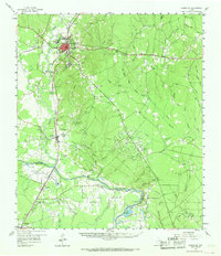 Livingston 1958 topographic map preview