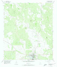 Llano North 1955 topographic map thumbnail