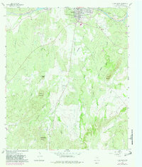 Llano South 1960 topographic map thumbnail