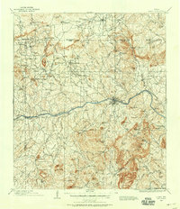 Llano 1909 topographic map preview