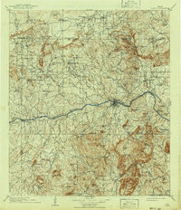 Llano 1909 topographic map preview
