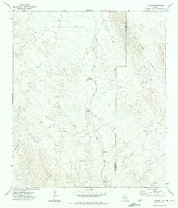 Lobo SW 1972 topographic map thumbnail