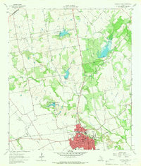 Lockhart North 1963 topographic map thumbnail
