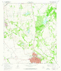 Lockhart North 1963 topographic map thumbnail