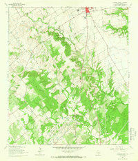 Lockhart South 1964 topographic map thumbnail