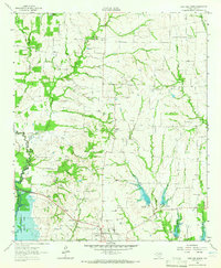 Lone Oak North 1962 topographic map thumbnail