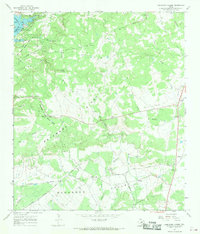 Longhorn Cavern 1967 topographic map thumbnail
