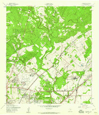 Longhorn 1953 topographic map thumbnail