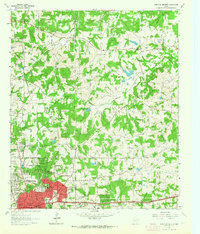 Longview Heights 1962 topographic map thumbnail