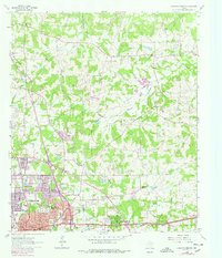 Longview Heights 1962 topographic map thumbnail