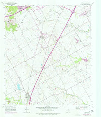Lorena 1957 topographic map preview