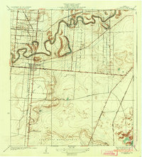 Los Fresnos 1936 topographic map thumbnail