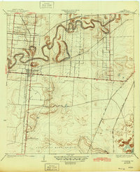 Los Fresnos 1936 topographic map thumbnail