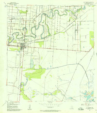 Los Fresnos 1955 topographic map thumbnail