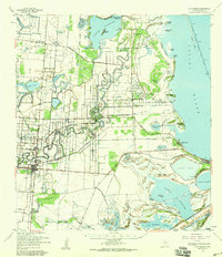 Los Fresnos 1956 topographic map thumbnail